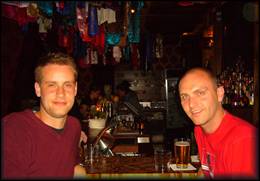 At the bar at Seamstress