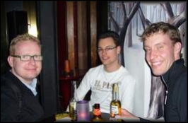 Relaxing after the video room at Eurotrash